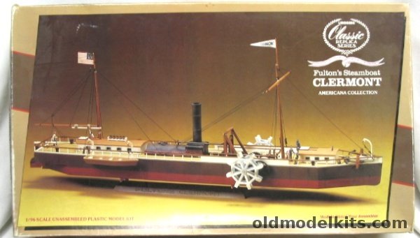 Lindberg 1/96 Fulton's Steamboat Clermont, 714 plastic model kit